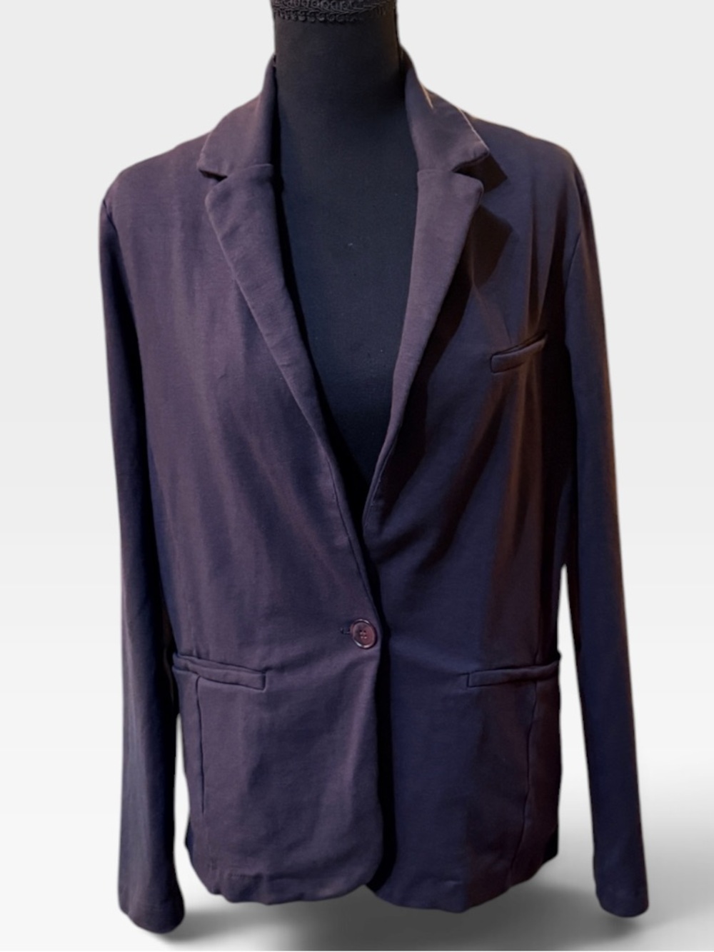Monrow | Side Striped Stretch
Ponte Blazer size S